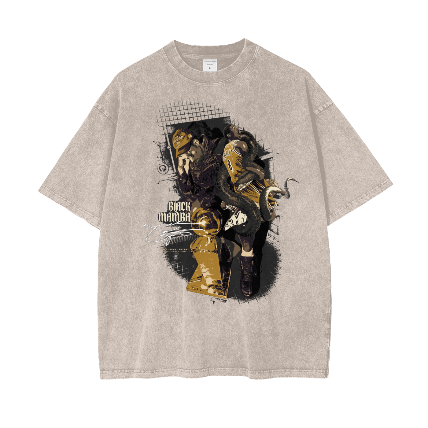 Vintage Kobe Bryant - "BLACK MAMBA"